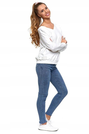 MORAJ Bluza Damska dekolt "V" 