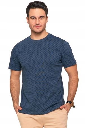 T-Shirt Męski Klasyczny Koszulka na Krótki Rękaw Modne Wzory MORAJ 