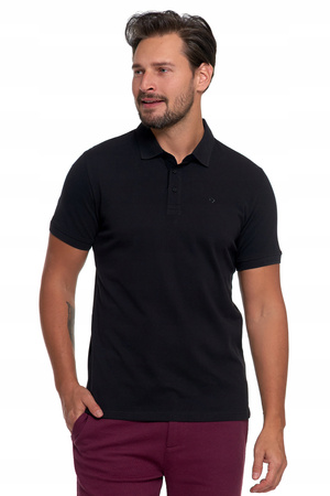Elegancka Polówka Polo Męskie Koszulka T-Shirt z Krótkim Rękawem MORAJ 