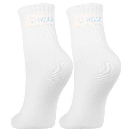 SKARPETKI DAMSKIE MORAJ SKARPETY ZA KOSTKĘ Z NASZYWKĄ ZESTAW 3-PAR