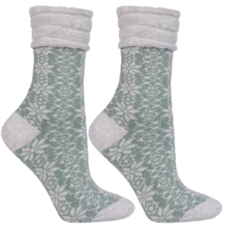 CIEPŁE SKARPETKI DAMSKIE MORAJ DŁUGIE SKARPETY FROTTE 2-PAR