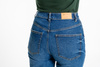 SPODNIE MOM FIT JEANSOWE DAMSKIE WYSOKI STAN LUŹNE MODNE JEANSY MORAJ