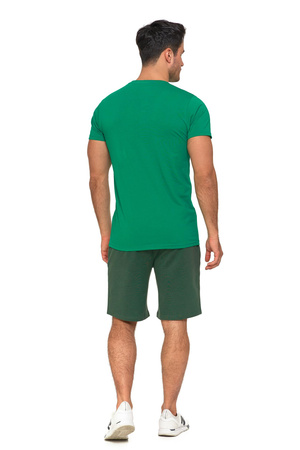 T-SHIRT PREMIUM MĘSKI Koszulka Gładka Bluzka z Haftem Logo MORAJ 