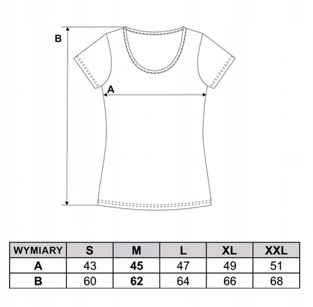 T-Shirt Damski Koszulka Klasyk Bawełna MORAJ