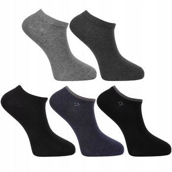 Stopki Skarpetki Męskie Gładkie MORAJ 5-pak