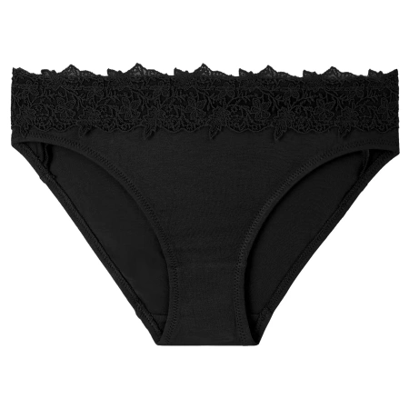 MAJTKI DAMSKIE BAWEŁNIANE FIGI DELIKATNA KORONKA ELEGANCKIE MORAJ 3-PAR