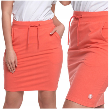 Ołówkowa SPÓDNICA Damska Spódniczka Dresowa z Kieszeniami Wiązana MORAJ