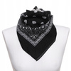 Czarna Bandana Chusta Bandanka Klasyczna Ponadczasowa Apaszka Chustka MORAJ
