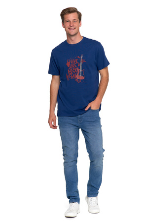 T-SHIRT MĘSKI KOSZULKA Z KRÓTKIM RĘKAWEM MODNA BLUZKA STYLOWA MORAJ