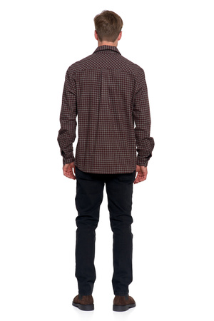 FLANELOWA KOSZULA MĘSKA 100% BAWEŁNA W KRATĘ DŁUGI RĘKAW WYGODNA MORAJ