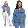 JEANSOWA KURTKA DAMSKA KLASYCZNA JEANS MODNA STYLOWA PRZEJŚCIOWA MORAJ