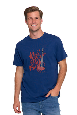 T-SHIRT MĘSKI KOSZULKA Z KRÓTKIM RĘKAWEM MODNA BLUZKA STYLOWA MORAJ