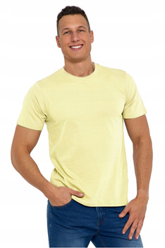 T-Shirt Męski Koszulka Klasyczna Bawełna na Krótki Rękaw GŁADKA MORAJ