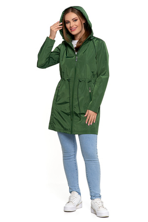 KURTKA DAMSKA PRZEJŚCIOWA Z KAPTUREM PARKA ELEGANCKI PŁASZCZ MORAJ