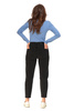 SPODNIE MOM FIT JEANSOWE DAMSKIE WYSOKI STAN LUŹNE MODNE JEANSY MORAJ