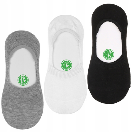 Niskie Stopki Męskie Bambusowe MORAJ 3 pary