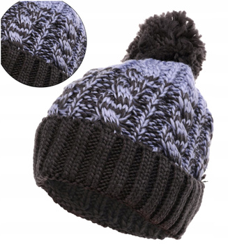 Czapka damska z pomponem ocieplana MORAJ