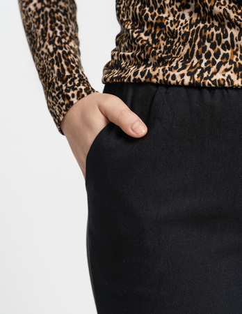 PROSTE SPODNIE DAMSKIE WIĄZANE ELASTYCZNE WYGODNE MODNE MORAJ