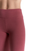 LEGGINSY DAMSKIE PRĄŻKOWANE GETRY Z WYSOKIM STANEM I SZEROKI PAS MORAJ
