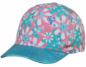 CZAPKA Z DASZKIEM Bejsbolówka dziecięca Brokat