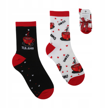 MORAJ Skarpety na PREZENT Walentynki 2-PARY