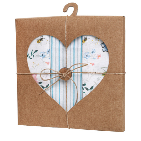 OZDOBNY ZESTAW RĘCZNIKÓW KUCHENNYCH 3-SZT W KARTONIKU NA PREZENT MORAJ