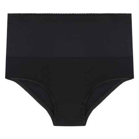 FIGI DAMSKIE ŚCIĄGAJĄCE MAJTKI MAXI BIKINI CZARNE GŁADKIE MORAJ 1-SZT.