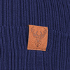 CZAPKA DAMSKA ZIMOWA PRĄŻKOWANA BEANIE NA CHŁODNE DNI MODNA NASZYWKA MORAJ