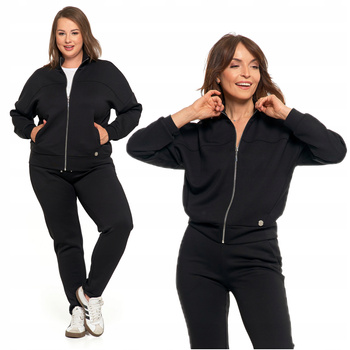 Elegancka BLUZA DAMSKA ROZPINANA ZE STÓJKĄ na zamek Modna Wygodna MORAJ