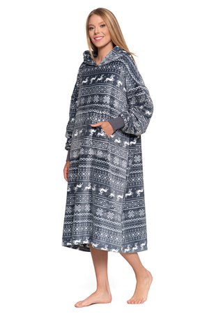 KOCOBLUZA CIEPŁA DUŻA BLUZA Z KAPTUREM KOC NA ZIMĘ OVERSIZE MORAJ