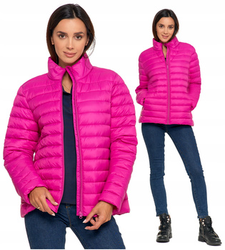KURTKA DAMSKA PRZEJŚCIOWA Pikowana Puchowa ze Stójką MORAJ