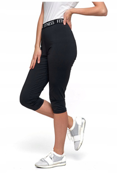 MORAJ Legginsy z Wysokim Stanem Kryjące 3/4