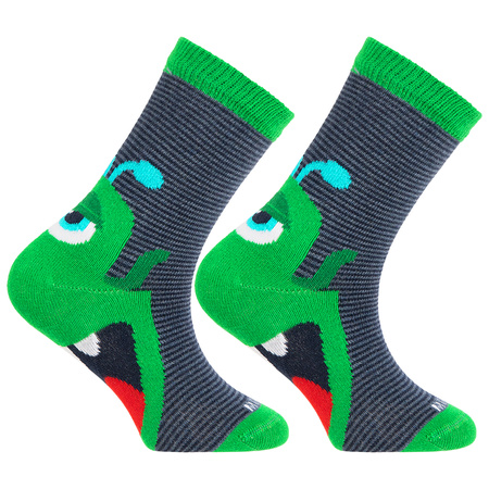 SKARPETY DZIECIĘCE MORAJ WYSOKIE SKARPETKI KOLOROWE POTWORKI 3-PAR