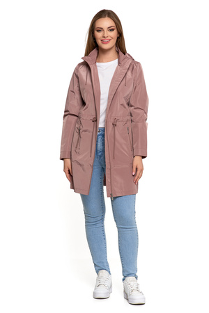 KURTKA DAMSKA PRZEJŚCIOWA Z KAPTUREM PARKA ELEGANCKI PŁASZCZ MORAJ