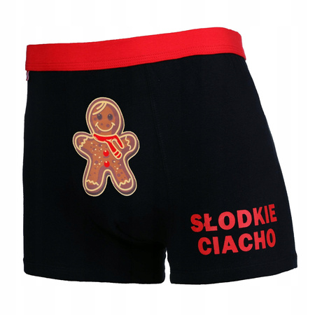 Bokserki Świąteczne Męskie Wygodne Prezent na Święta Bawełna MORAJ 1szt. 