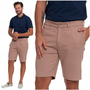 Eleganckie Szorty Męskie Krótkie Spodenki na Lato Modne Wygodne MORAJ