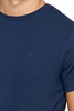 T-SHIRT MĘSKI PREMIUM Koszulka Gładka Bluzka z delikatnym haftem MORAJ 