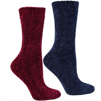 Skarpetki Ciepłe Damskie Długie Skarpety PREZENT Zimowy MORAJ 2-PAK 