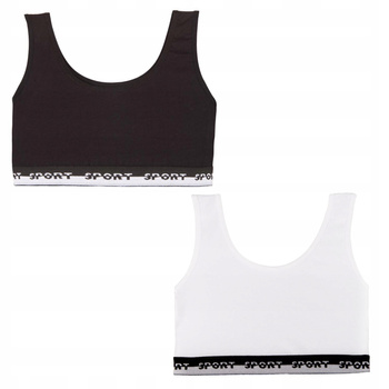 Top dziewczęcy biustonosz bawełna MORAJ 2 szt. 