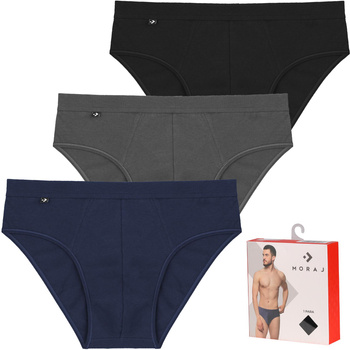 Slipy Męskie Bawełniane Majtki 3 szt. Moraj 