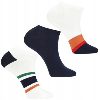 Skarpety Stopki MORAJ Niskie Skarpetki Męskie Klasyczne Kolorowe 3PAK 