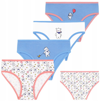 MAJTKI DZIEWCZĘCE Figi Dziecięce Kolorowe MISIE Urocze MORAJ 4szt. 86-92