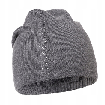 Czapka Damska Przejściowa Elegancka z Kryształkami Modna Wygodna MORAJ