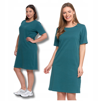 SUKIENKA DAMSKA T-SHIRTOWA Z KRÓTKIM RĘKAWEM PRZED KOLANO NA LATO MORAJ 