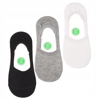 Stopki Skarpetki Damskie Niskie Balerinki Bambusowe 3-PAK MORAJ