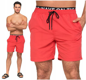 SZORTY KĄPIELOWE Spodenki Kąpielówki z gumą w pasie Szybkoschnące MORAJ 