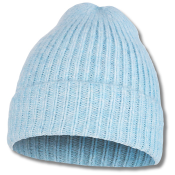 CZAPKA DAMSKA PRĄŻKOWANA MODNA PONADCZASOWA ELEGANCKA CIEPŁA NA ZIMĘ MORAJ