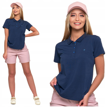 Koszulka Polo Damska PREMIUM Klasyczna Polówka Bawełniana Modna MORAJ 