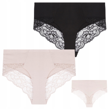Figi Damskie MORAJ Majtki z Koronką Delikatne Eleganckie 2-szt. MORAJ 