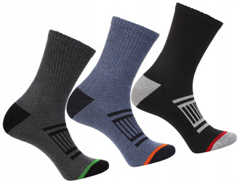 Skarpety Męskie Frotte Ciepłe Thermo na zimno Długie 3-PAK MORAJ 
